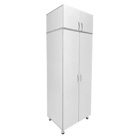 шкаф медицинский стр мд 104.02 + шкаф-антресоль стр мд 112.04 (белый)